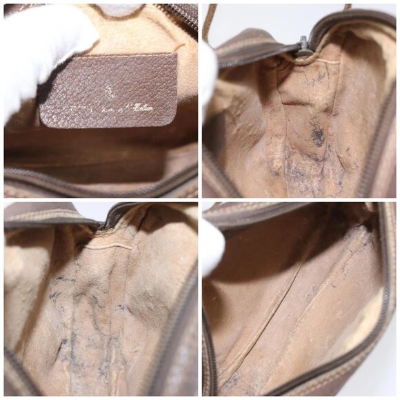 GUCCI GG Supreme Web Sherry Line Shoulder Bag PVC Beige 156 02 066 Auth BD867 - Picture 16 of 16